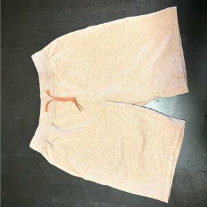 Heathered Orange Becalm Lulu shorts